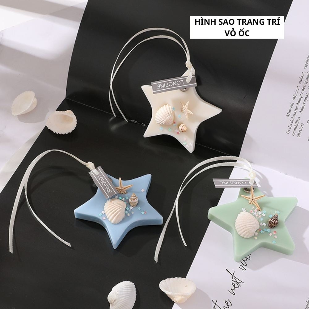 Sáp Thơm Khử Mùi Hình Sao Biển Varomas Trang Trí Vỏ Ốc Dùng Treo Tủ Quần Áo Khử Mùi Không Khí Thơm Phòng ST28