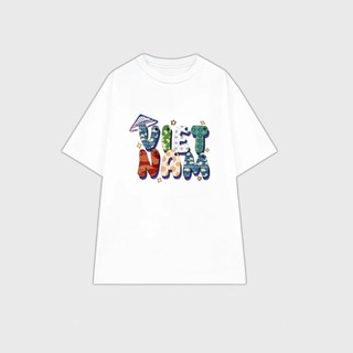 Áo phông nam nữ in chữ VIỆT NAM Ở TRƯỚC ÁO chất liệu vải cotton thoáng mát mềm mịn dành cho mọi lứa tuổi TA292