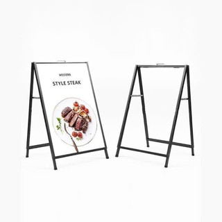 [HỖ TRỢ THIẾT KẾ] Standee Khung Sắt Chữ A Ngoài Trời, Standee Đứng chịu gió giá rẻ , kích thước 60x90cm