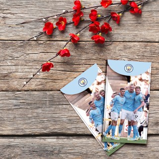 10 Bao Lì Xì Năm Mới 2026 - BÍNH NGỌ (CÂU LẠC BỘ MANCHESTER CITY) 8X16cm – Đẹp - Ý Nghĩa