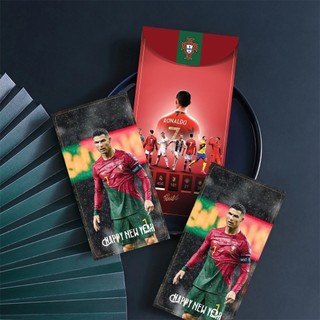 Tên:10 Bao Lì Xì Năm Mới 2026 - BÍNH NGỌ (CẦU THỦ CRISTIANO RONALDO) 8X16cm – Đẹp - Ý Nghĩa
