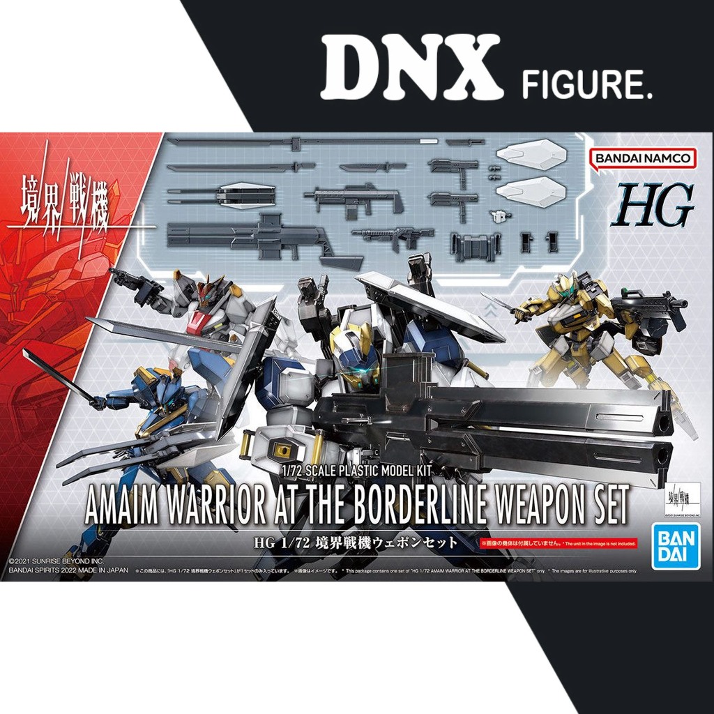 Mô Hình Lắp Ráp HG 1/72 Amaim Warrior At The Borderline Weapon Set Kyoukai Senki (New Seal)