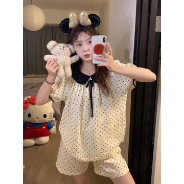 {Có Sẵn} Bộ Ngủ Cộc BC13 Dễ Thương Cho Nữ Đồ Ngủ Nữ, Đồ Ngủ Cute, Bộ Ngủ Cộc, Bộ Đồ Ngủ Nữ, Set Ngủ Cộc, Set Đồ Ngủ Ngắn