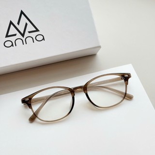 Gọng kính thời trang nam nữ ANNA chất liệu nhựa cao cấp dáng oval unisex cá tính OL 27087