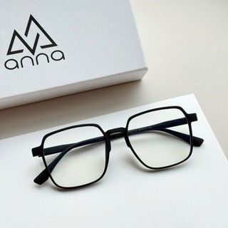 Kính mắt thời trang ANNA dáng vuông mắt to thời trang cá tính chất liệu nhựa dẻo OL 27012