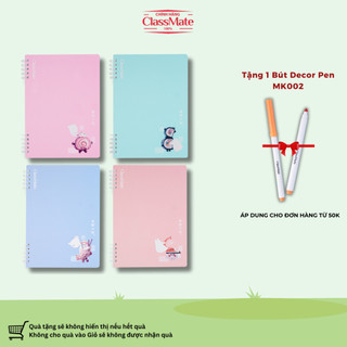 Sổ Lò Xo A5/B5 Kẻ Caro 150 Trang, Sổ Tay Ghi Chép CLASSMATE Định Lượng 100gsm Không Lem 15-040A5/B5