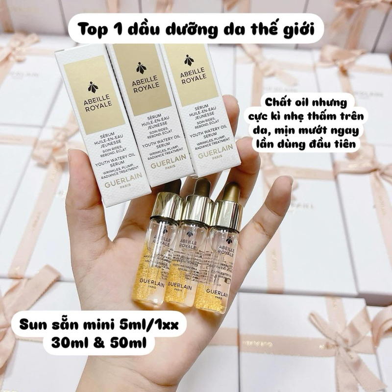 5ml mini Dầu dưỡng da Guerlain Abeille Royale Advanced Youth Water Oil