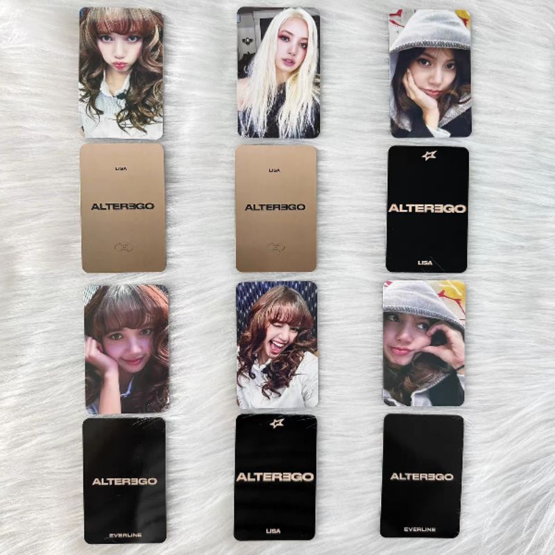 Set card ảnh unoff Lisa (BLACKPINK) - Alter Ego, LALISA, Moonshot