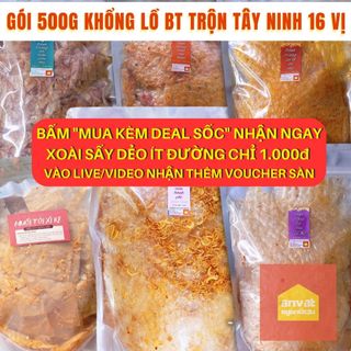 GÓI KHỔNG LỒ 500G BÁNH TRÁNG TRỘN TÂY NINH TỰ CHỌN  -  ĂN VẶT NGON LẮC LƯ