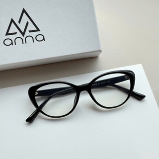 Kính mắt thời trang nam nữ ANNA chất liệu nhựa dáng mắt mèo cá tính OL 27059