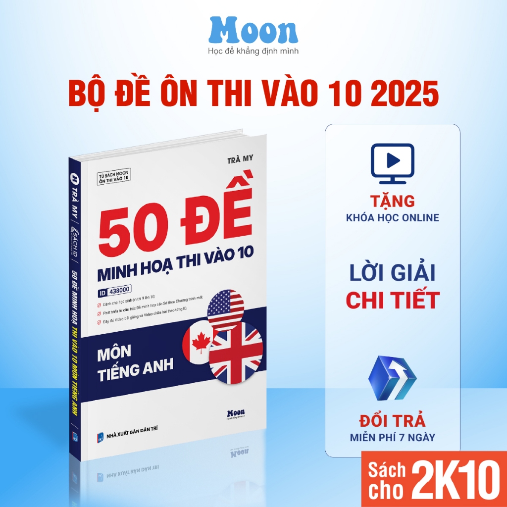 Ảnh Sách Trọng tâm kiến thức ôn thi vào lớp 10 môn Tiếng anh cô Trang Anh Sach ID 1