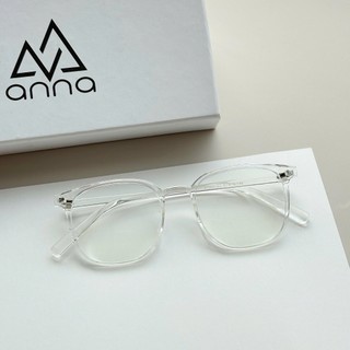 Gọng kính thời trang nam nữ ANNA chất liệu nhựa dẻo cao cấp dáng vuông unisex cá tính OL 27009