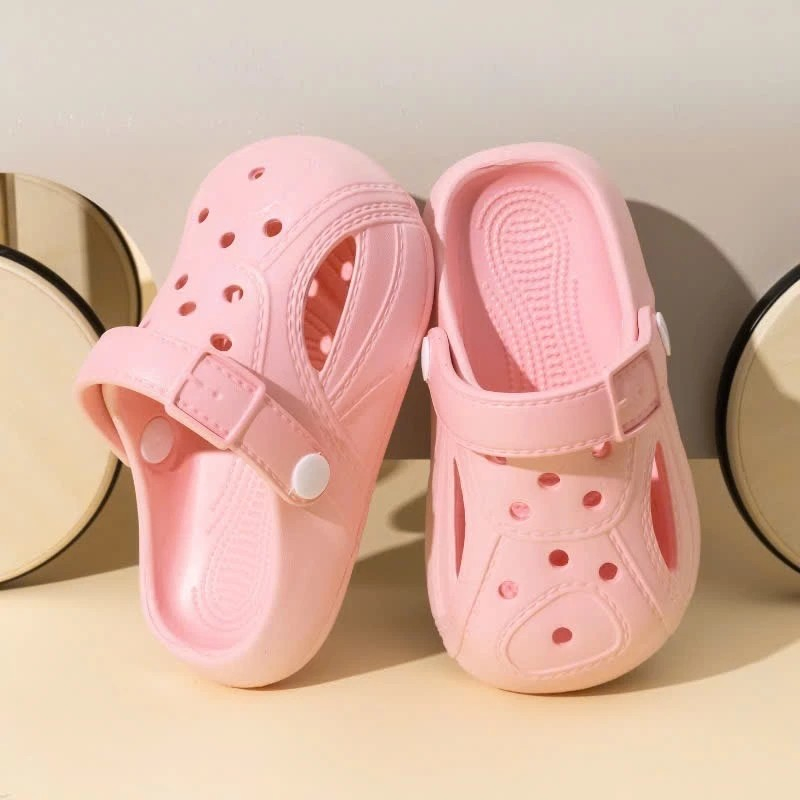 Dép sục bánh mì thời trang mùa hè cho bé trai bé gái siêu nhẹ cho bé đi biểnhình cừu con dễ thương
