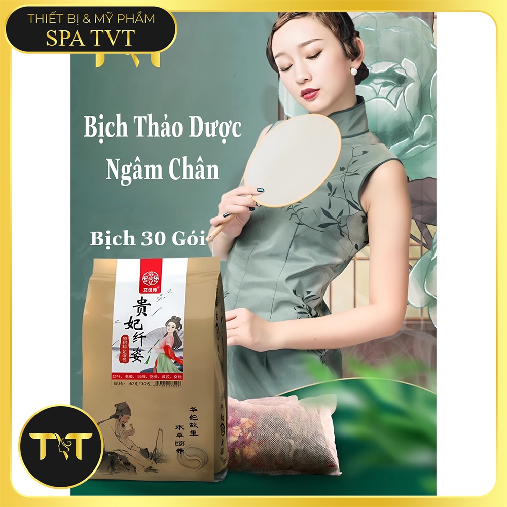 Bịch Thảo Dược Ngâm Chân Thuốc Bắc, Xông Chân Ngải Cứu Đương Quy Giúp Thư Giãn, Hỗ Trợ Ngủ Ngon