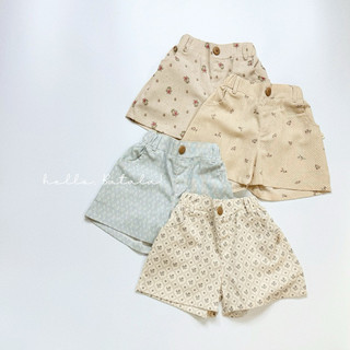 Quần đùi LINEN HOA NHÍ cho bé Batala Kids, quần short đùi bé gái chất liệu Linen hoa nhí 2025
