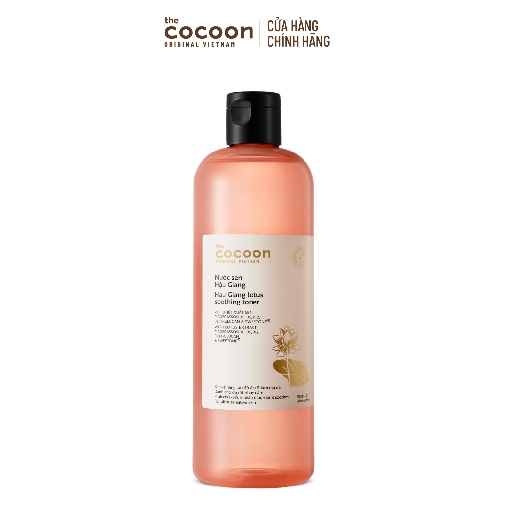 HÀNG TẶNG KHÔNG BÁN - Supersize - Nước sen Hậu Giang (toner) giúp phục hồi đa nhiệm cho da rất nhạy cảm Cocoon 500ml