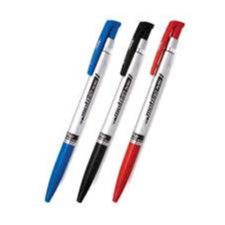 Combo 20 Bút bi Thiên Long FO-024 ngòi 0.7mm mực xanh/đỏ/đen không lem nhòe, văn phòng, học sịnh, sinh viên