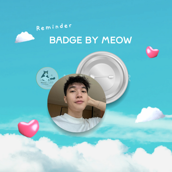 Huy hiệu cài áo/badge/pin album ca sĩ Hiếu Thứ Hai (đọc miêu tả)