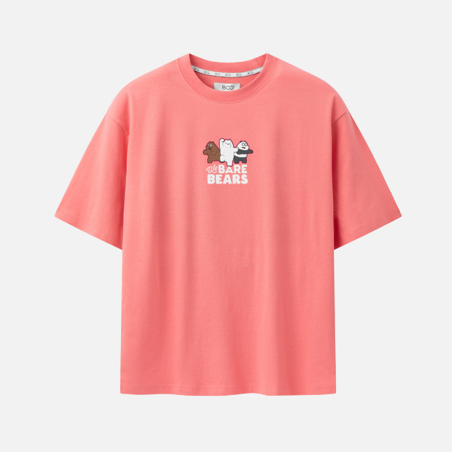 Ảnh Áo Thun BOO Unisex Overfit In Hình Gấu We Bare Bears Hoạt hình ngộ nghĩnh 1