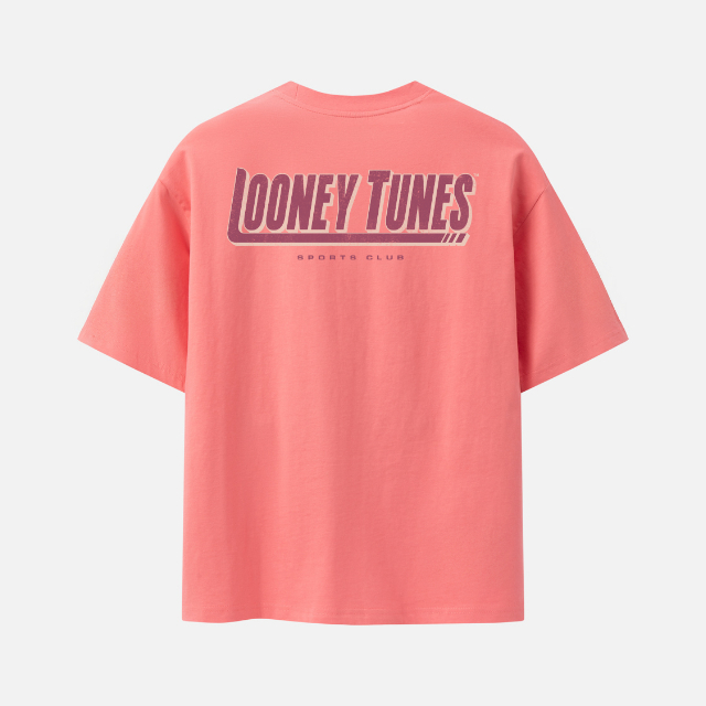 Ảnh Áo Thun BOO Unisex Overfit In Hình Looney Tunes Wile hoạt hình ngộ nghĩnh 3