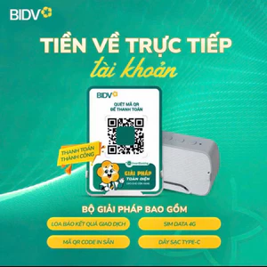 Loa thông báo BIDV đọc giao dịch về thẳng TKNH không qua trung gian I Bảo hành 12 tháng