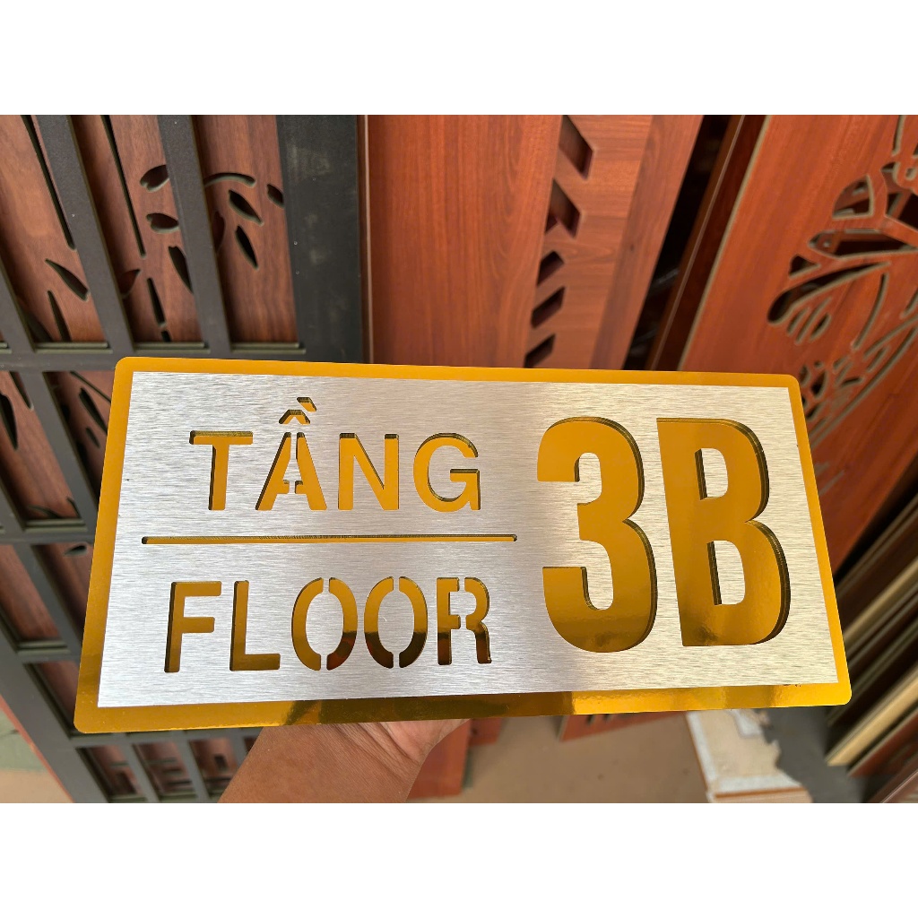 BẢNG SỐ TẦNG FLOOR CHUNG CƯ, KHÁCH SẠN