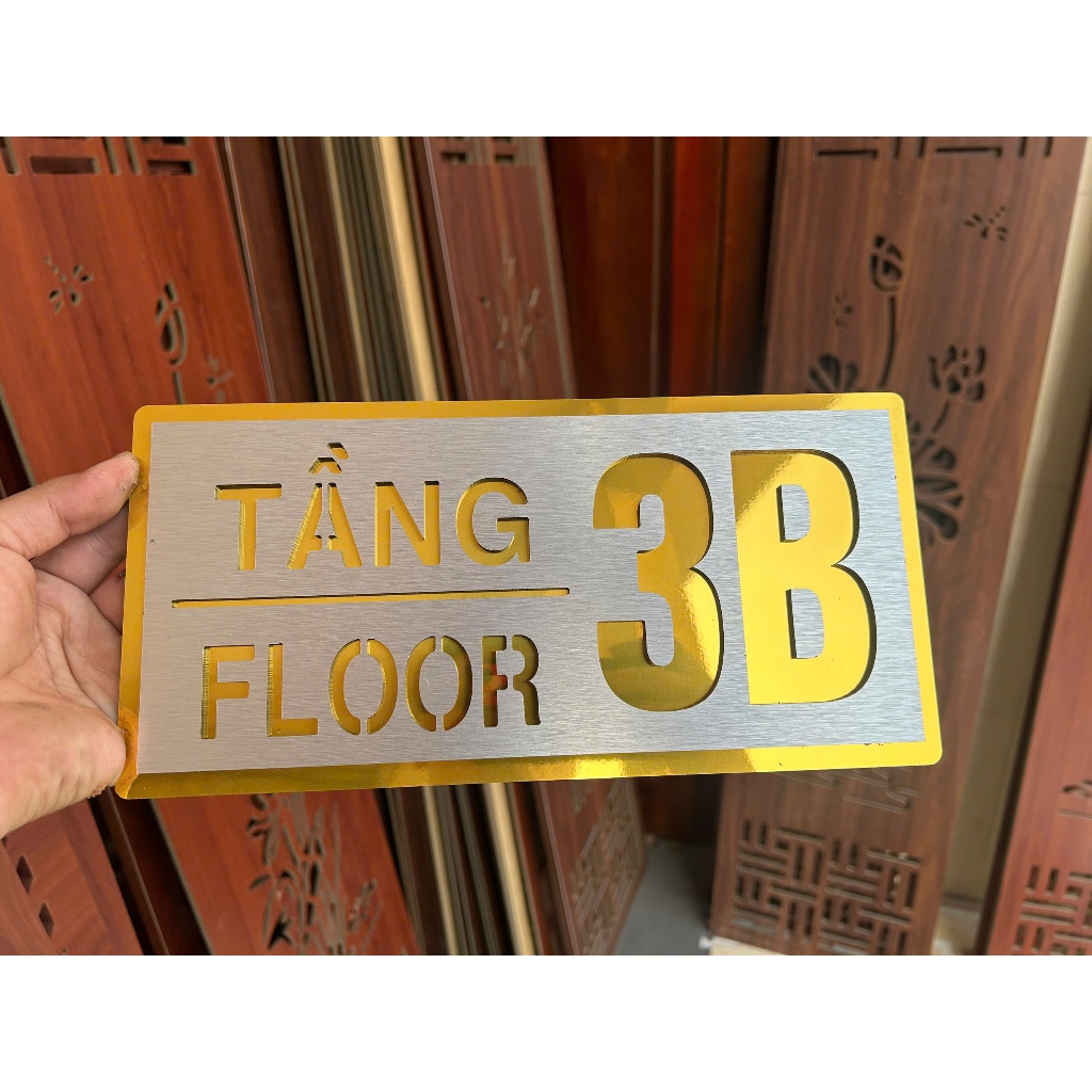 BẢNG SỐ TẦNG FLOOR CHUNG CƯ, KHÁCH SẠN