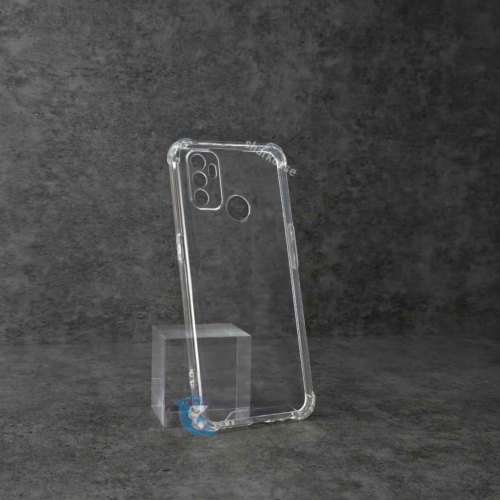 Ốp lưng Oppo A53 silicon dẻo trong suốt cao cấp chống sốc bảo vệ bốn góc camera điện thoại sharkcase