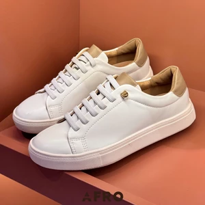 Giày sneakers nam giấu dây gót nâu Public Garden (2 màu) 5679
