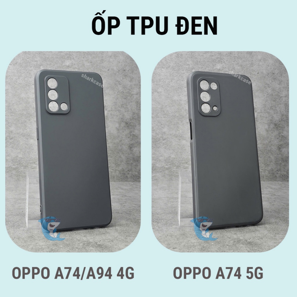 Ốp lưng OPPO A74 / A95 4G silicon trong suốt dẻo cao cấp chống sốc viền vuông bảo vệ điện thoại