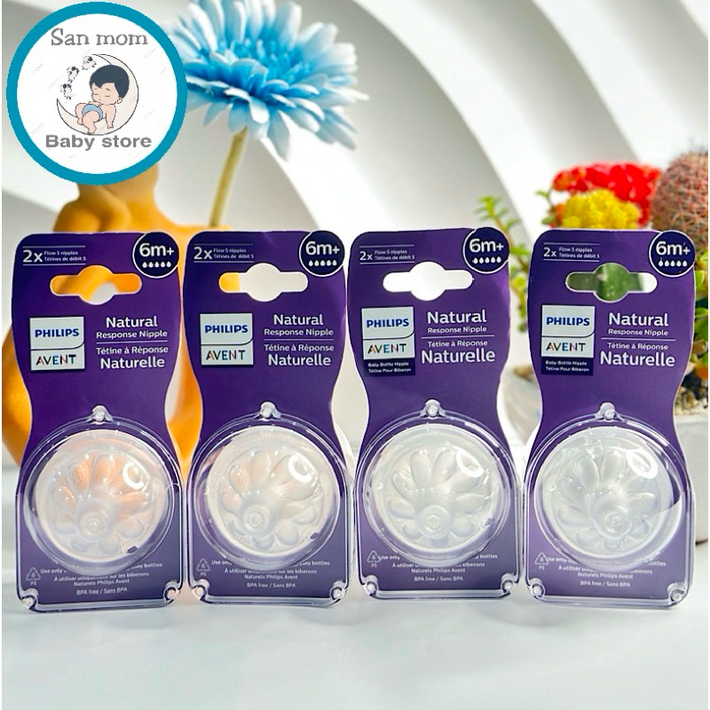 Núm Ti Avent Natural Số 1, 2 ,3, 4, 5, 6 Mẫu Mới Hàng Chuẩn Chính Hãng ...