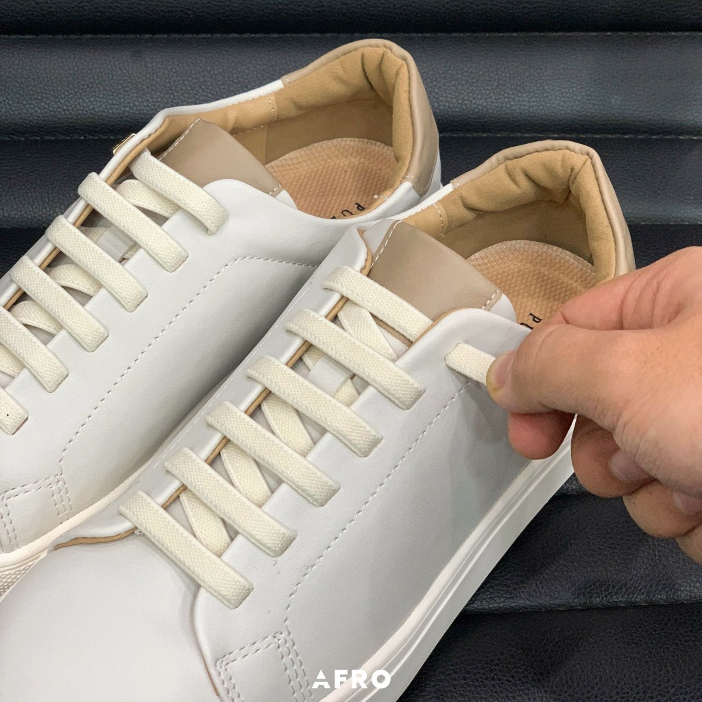 Giày sneakers nam giấu dây gót nâu Public Garden (2 màu) 5679