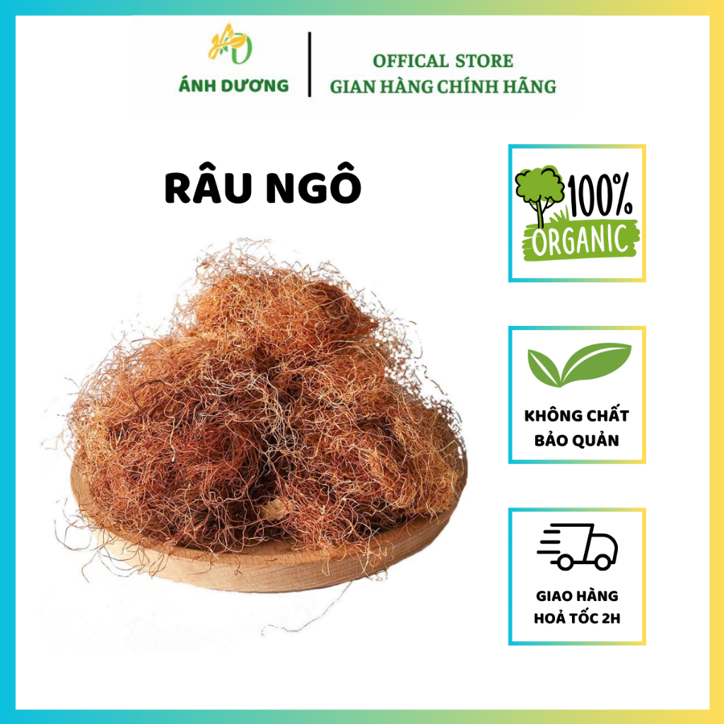 Râu Ngô, Râu Bắp Khô Dùng Nấu Sâm Lạnh, Nước Mát