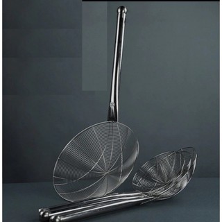 Chao lì Vợt inox công nghiệp vớt đồ chiên,rán,luộc (hàng loại 1 )