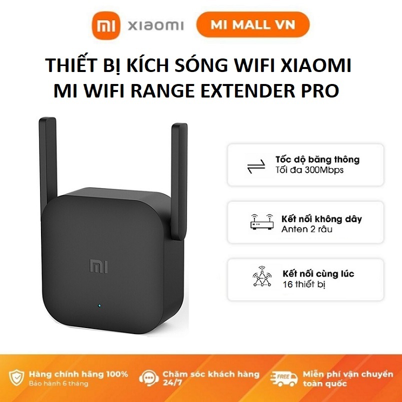 Ảnh Thiết Bị Kích Sóng Wifi Xiaomi Mi WiFi Range Extender Pro | 2 Ăng-ten | 300Mbps | 16 Thiết Bị Cùng Lúc | BH 12 Tháng 2