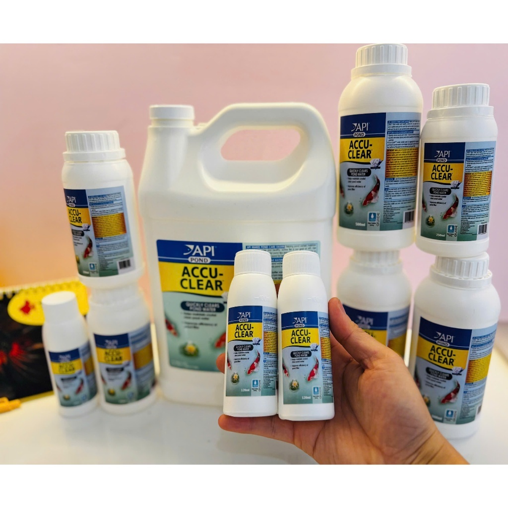 API ACCU CLEAR Chai 250ml Chế Phẩm Khử Bụi - Khử Đục - Làm Trong Nước ...