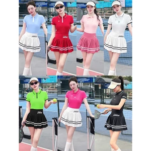 Bộ thể thao nữ chơi Pickleball Golf Tennis cầu lông Hàng QC cao cấp