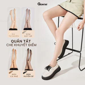 Quần tất nữ da chân GOMTAT che khuyết điểm, tàng hình xuyên thấu, siêu thoáng khí - D16-A078