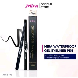 GEL CÂY KẺ MÍ MẮT VẶN KẾT HỢP GIỮA CHÌ VÀ KEM MIRA B672
