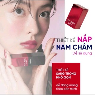 Son Lì Bền Màu Lâu Trôi Mira Pop Matte Lips Kết cấu son lì với dạng kem B711