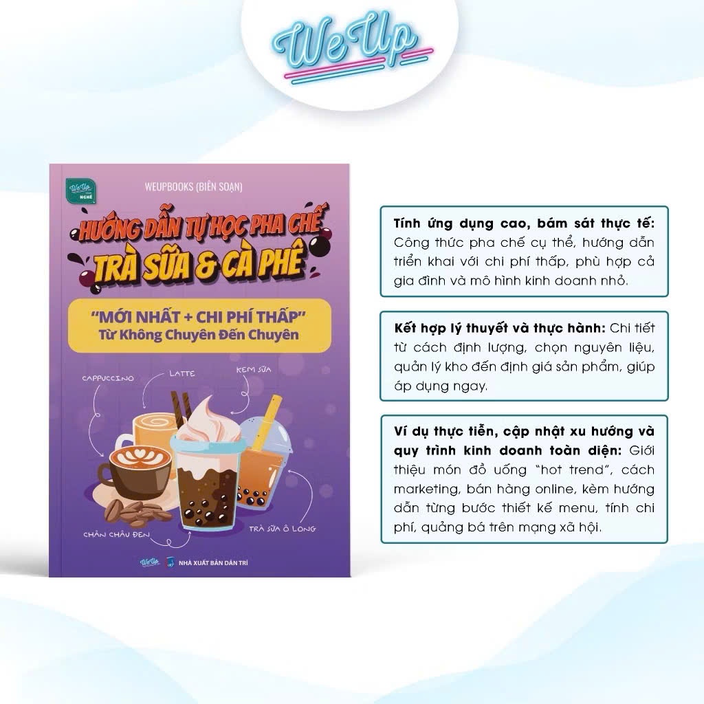 Ảnh Combo 2 sách: 50 công thức nấu ăn, Hướng dẫn pha chế "Trà sữa & Cà phê" 2