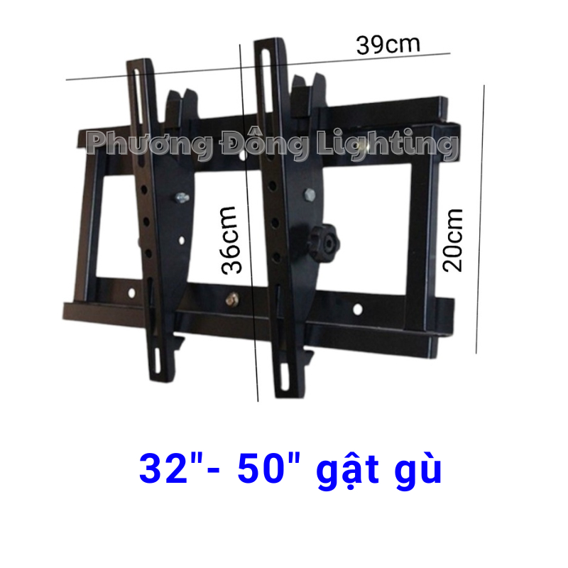 GIÁ TREO (KHUNG TREO) TIVI CỐ ĐỊNH (SÁT TƯỜNG)  VÀ NGHIÊNG (GẬT GÙ) XOAY TỪ 24"- 65"