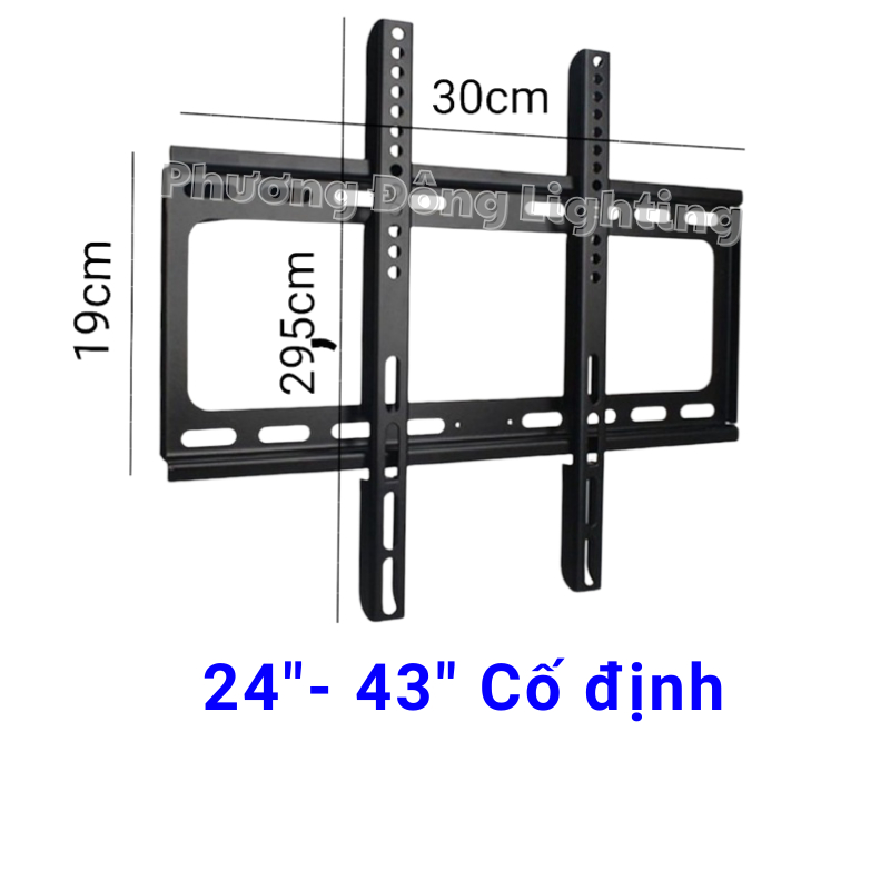 GIÁ TREO (KHUNG TREO) TIVI CỐ ĐỊNH (SÁT TƯỜNG)  VÀ NGHIÊNG (GẬT GÙ) XOAY TỪ 24"- 65"