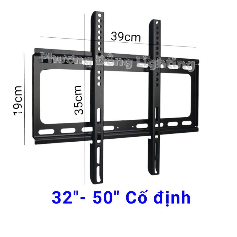 GIÁ TREO (KHUNG TREO) TIVI CỐ ĐỊNH (SÁT TƯỜNG)  VÀ NGHIÊNG (GẬT GÙ) XOAY TỪ 24"- 65"
