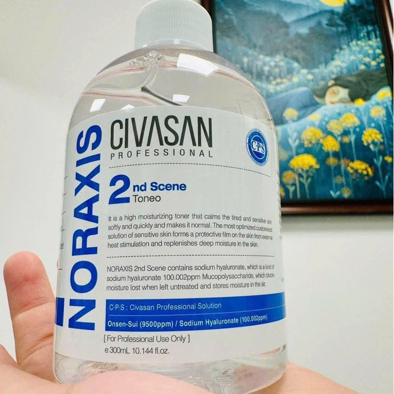 Nước hoa hồng Civasan Noraxis 2nd Scene Toner cấp ẩm phục hồi