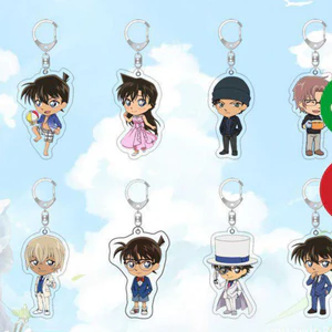 Móc khoá thám tử lừng danh Conan Kudo Shinichi Haibara Ai Ran Mori Siêu đạo chích Kaito Kid Mica Acrylic