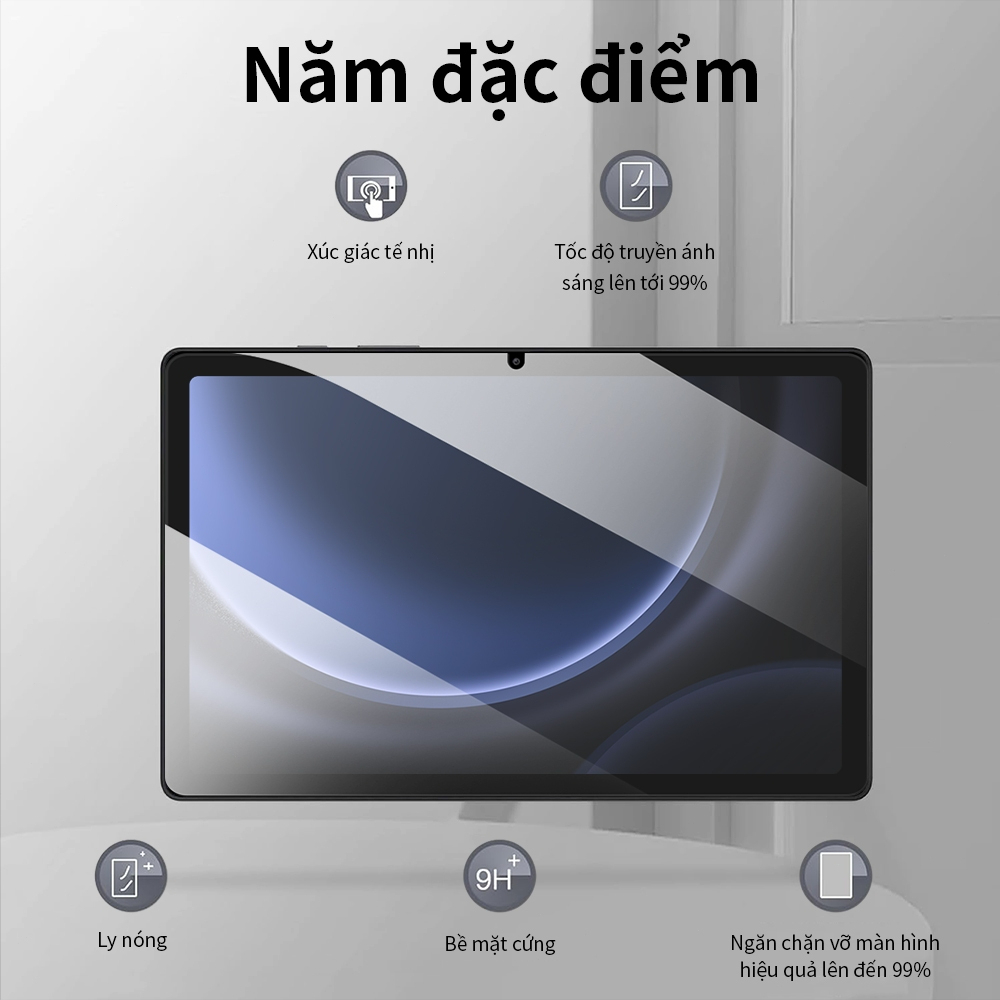 Kính cường lực Samsung Tab A11 A11Plus A8 A9 A9PLUS S6Lite S7 S7FE S8 S9 S9FE S10FE S10FE Plus