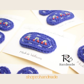 Kẹp tóc trái cherry nhỏ xinh cho nữ và bé gái 6cm|Phụ kiện tóc duyên dáng độc đáo |Shop Rô Handmade