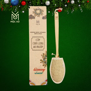 Cây Chà Lưng Xơ Mướp Dài 45cm - Cây Kì Lưng - Xơ Mướp Tắm - Sơ Mướp