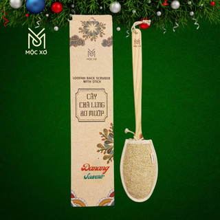 (Mộc Xơ) Cây Chà Lưng Xơ Mướp Dài 45cm - Cây Kì Lưng - Xơ Mướp Tắm - Sơ Mướp